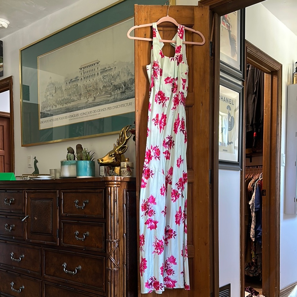 Favorite Daughter Floral Dress in White and Pink